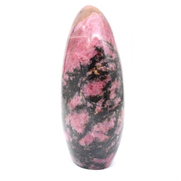 Forme libre polie en Rhodonite