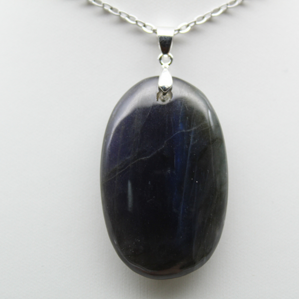 Pendentif ovale en Labradorite