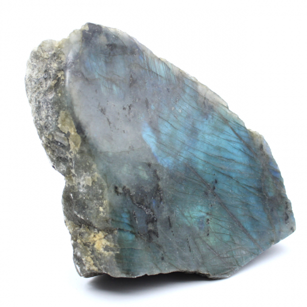Roche une face polie en labradorite