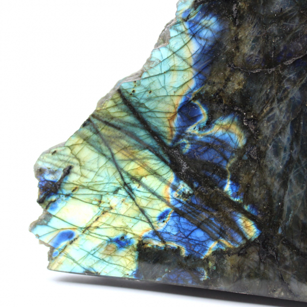 Labradorite naturelle une face polie