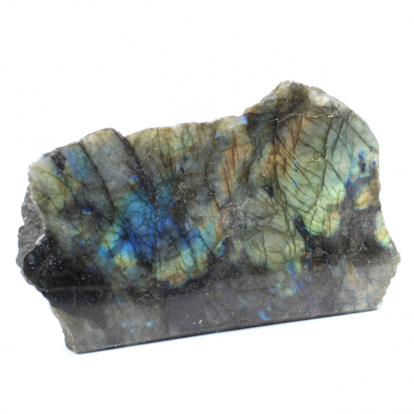 Labradorite ornementale une face polie