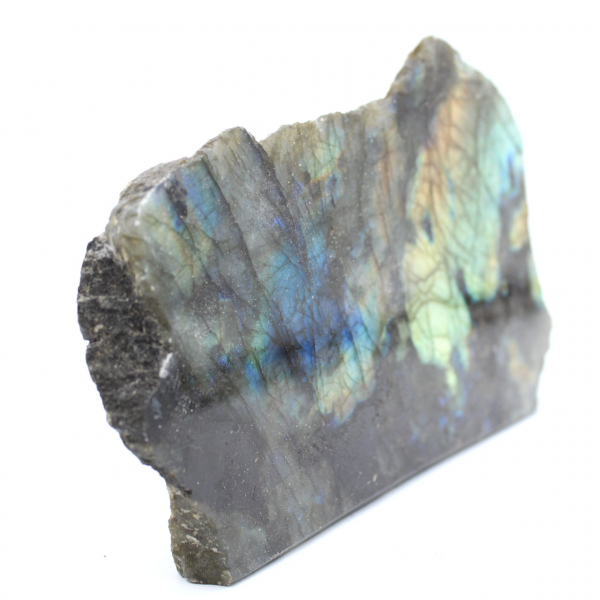 Labradorite ornementale une face polie