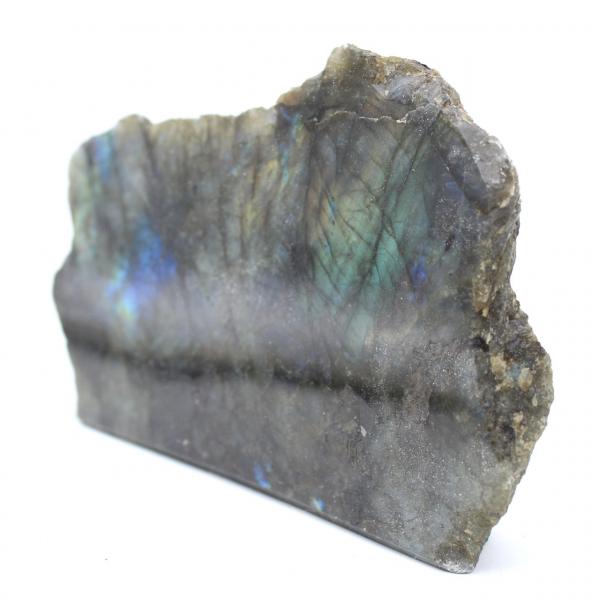 Labradorite ornementale une face polie
