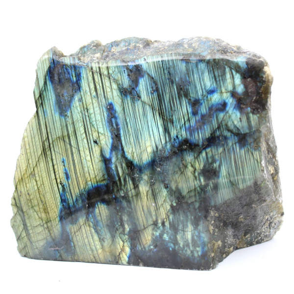 Labradorite une face polie