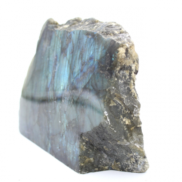 Labradorite une face polie