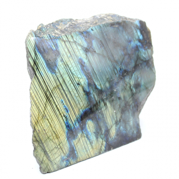 Labradorite une face polie