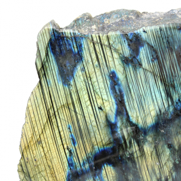 Labradorite une face polie
