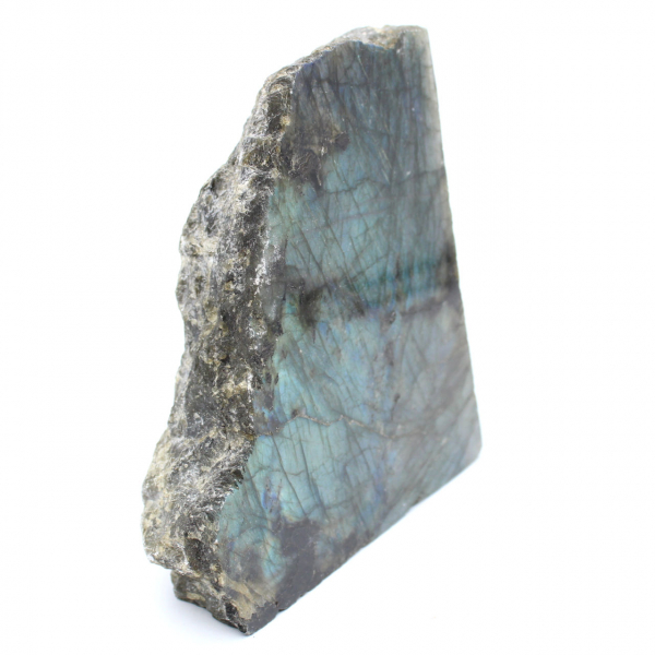 Labradorite une face polie ornementale