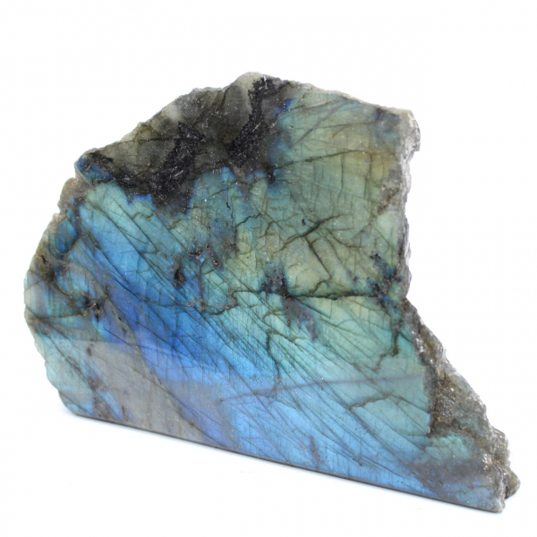 Labradorite une face polie de Madagascar