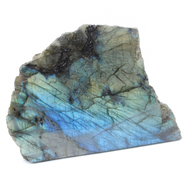 Labradorite une face polie de Madagascar