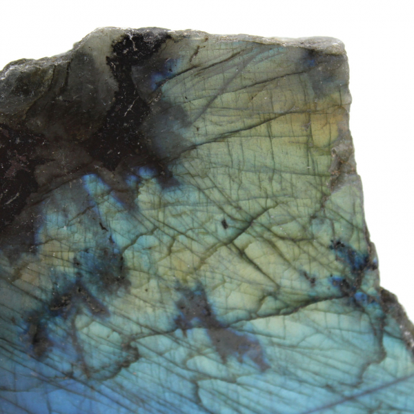 Labradorite une face polie de Madagascar
