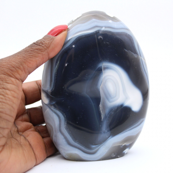 Forme libre polie en Agate