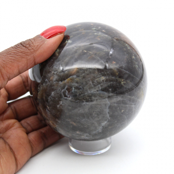 Sphère en pierre de microcline