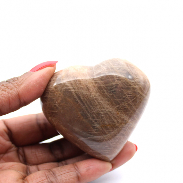 Coeur en pierre de lune