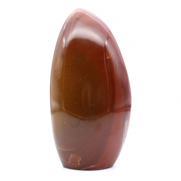 Forme libre polie en Jaspe rouge
