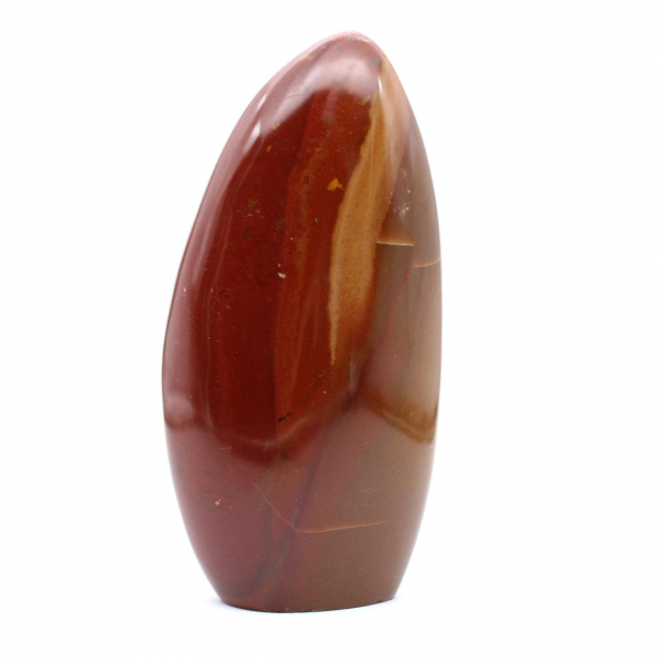 Forme libre polie en Jaspe rouge