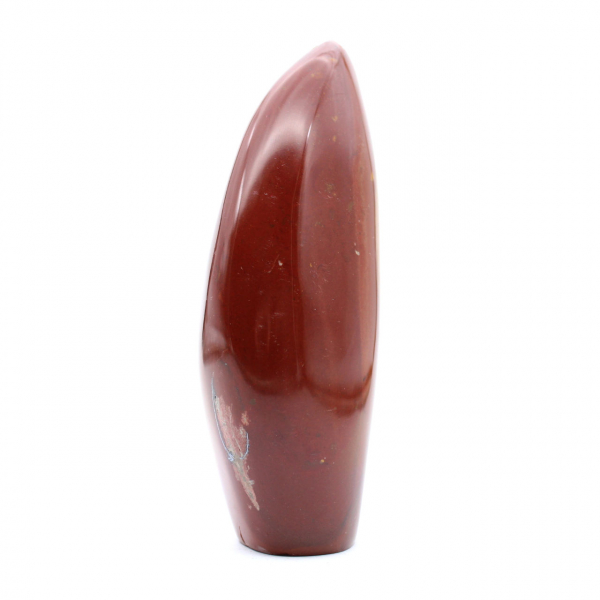 Forme libre polie en Jaspe rouge