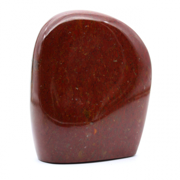 Pierre polie en Jaspe rouge