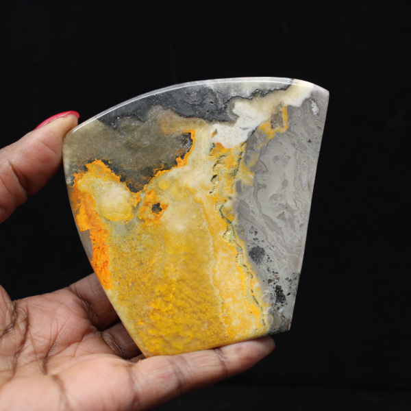 Ornement Jaspe Bumblebee Authentique Déco