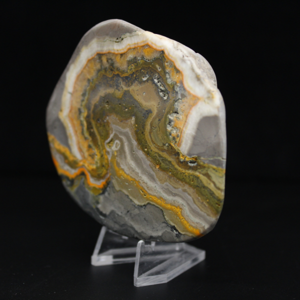 Ornement Poli Jaspe Bumblebee Indonésie Rare