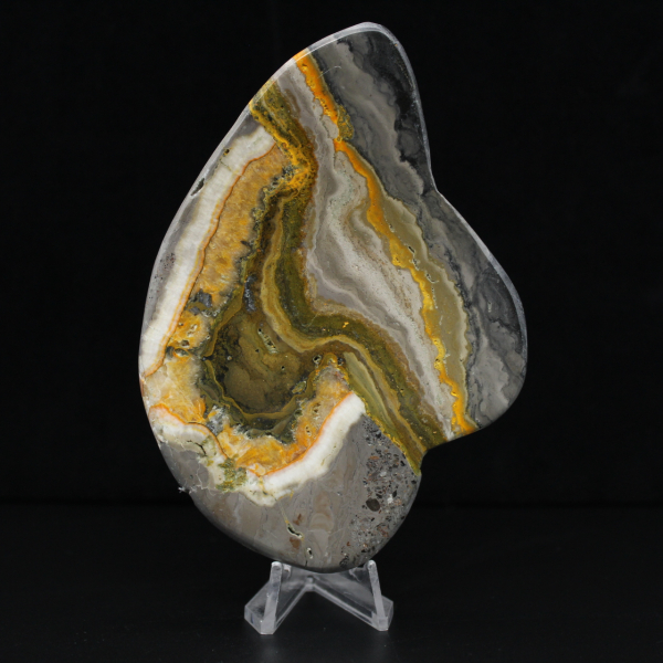 Jaspe Bumblebee Poli Roche Science Minérale