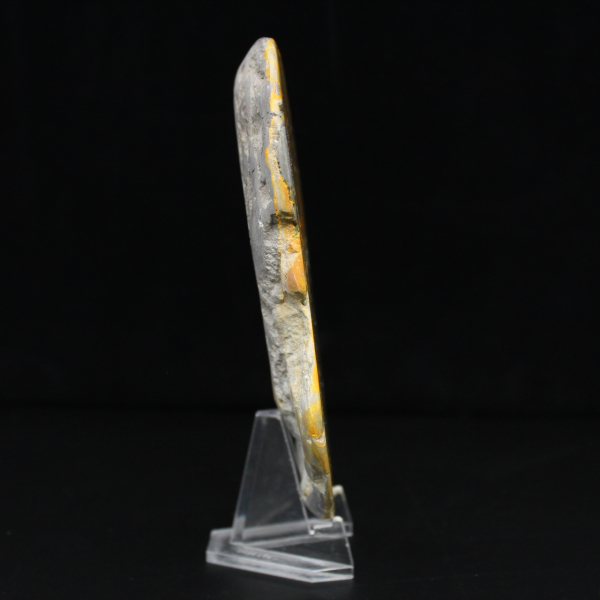 Grande Pièce Jaspe Bumblebee Ornement Poli