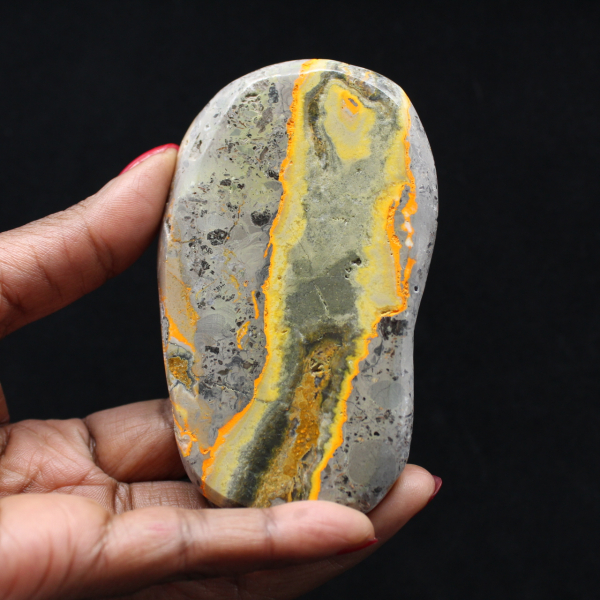 Jaspe Bumblebee Ornement Poli Naturel