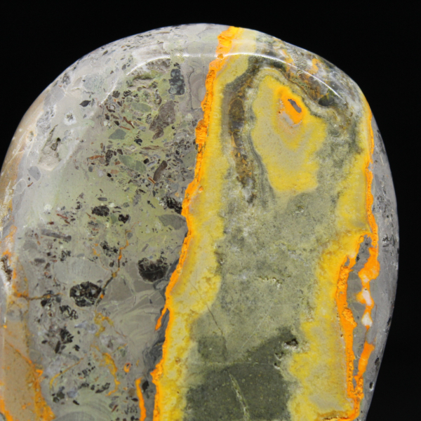 Jaspe Bumblebee Ornement Poli Naturel