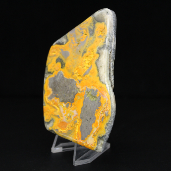 Jaspe Bumblebee Ornement Poli Unique Indonésie