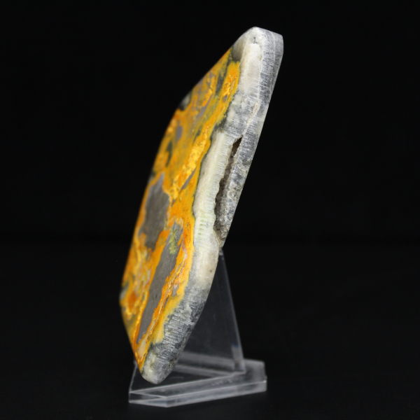 Jaspe Bumblebee Ornement Poli Unique Indonésie