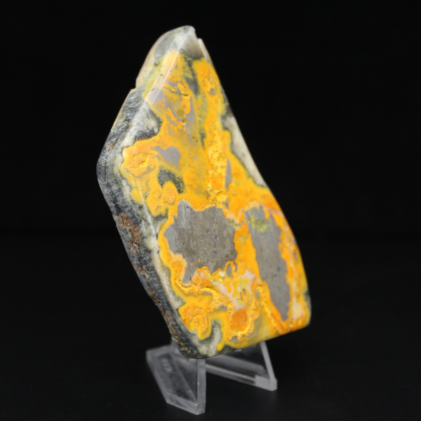 Jaspe Bumblebee Ornement Poli Unique Indonésie