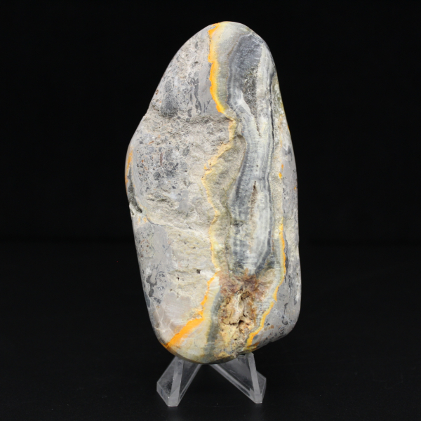 Pierre Lisse Jaspe Bumblebee Ornement Naturel