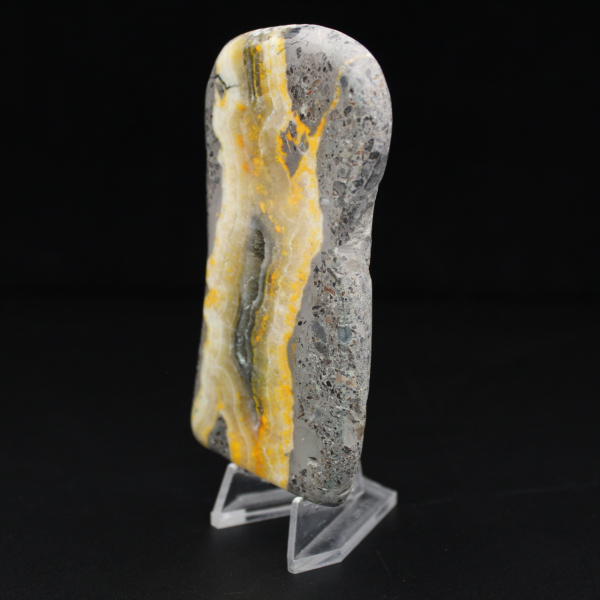 Lisse Jaspe Bumblebee Pierre Volcanique