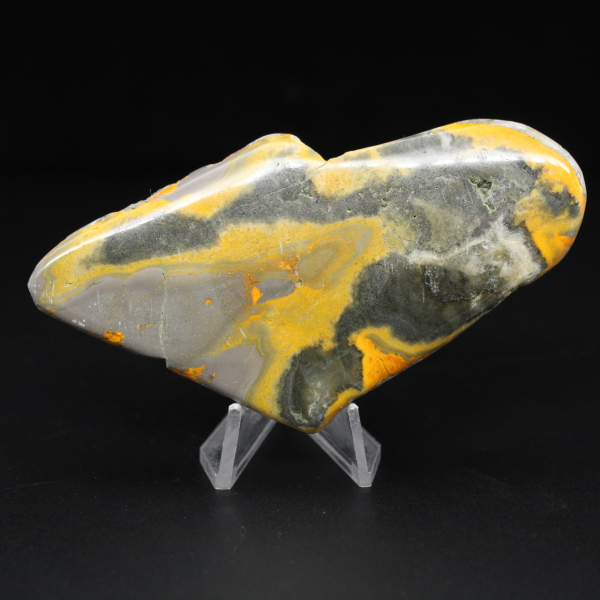 Micro Pièce Jaspe Bumblebee Poli