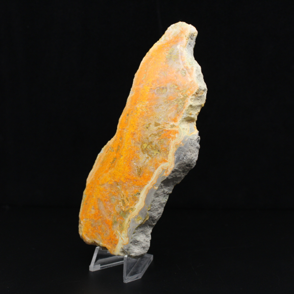 Tranche polie de Jaspe Bumblebee indonésien