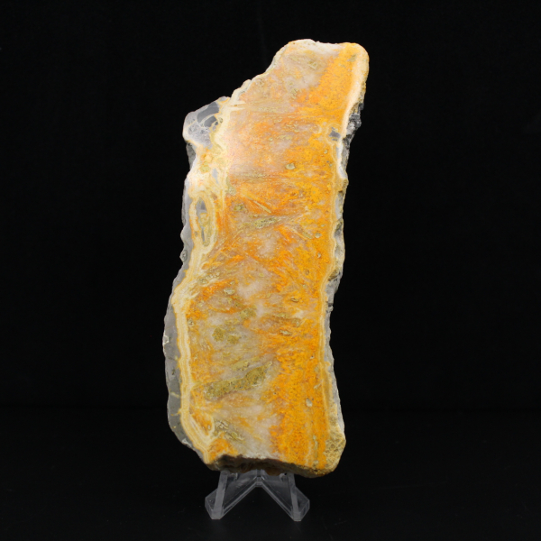 Jaspe Bumblebee d'Indonésie en tranche épaisse