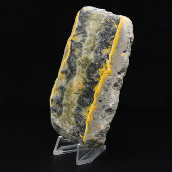 Plaque fine de Jaspe Bumblebee poli