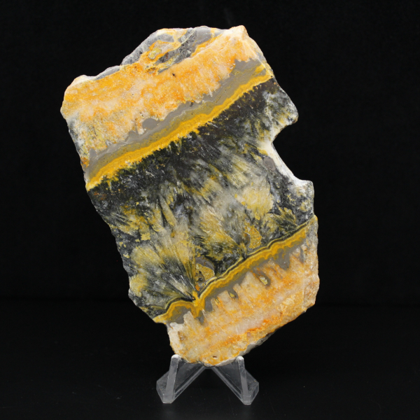 Plaque décorative de Jaspe Bumblebee - 130g