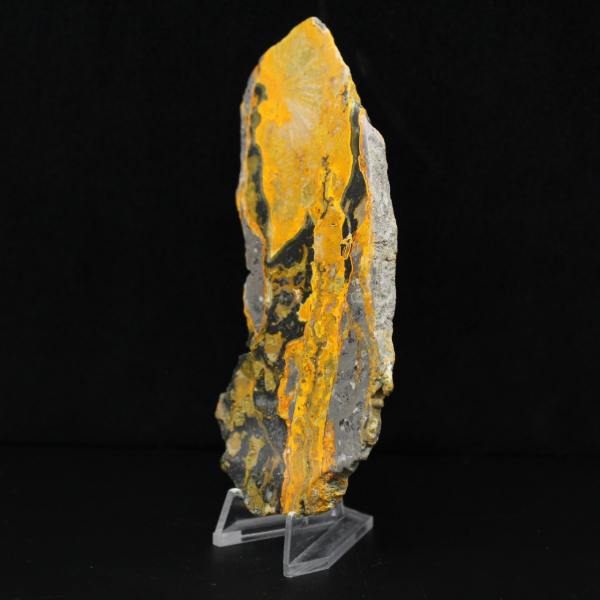 Tranche de Jaspe Bumblebee : esthétisme volcanique