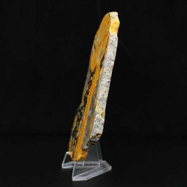 Jaspe Bumblebee indonésien : plaque de gypse soufré