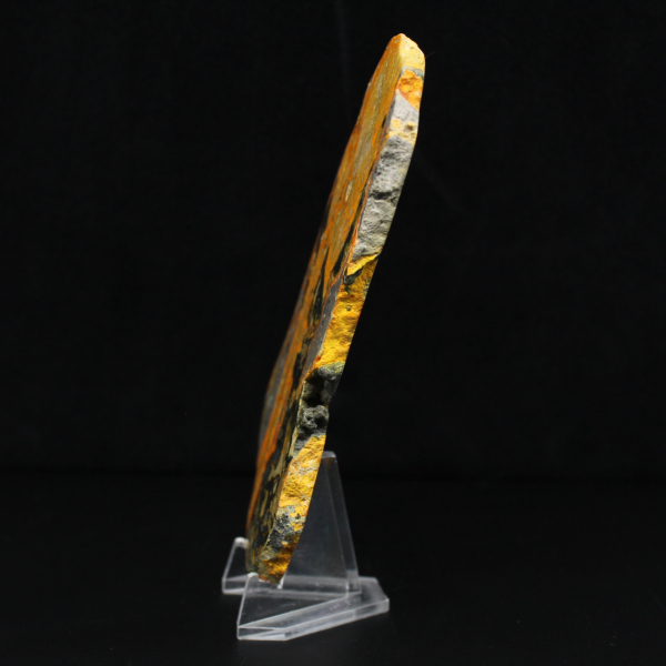 Jaspe Bumblebee indonésien : plaque de gypse soufré