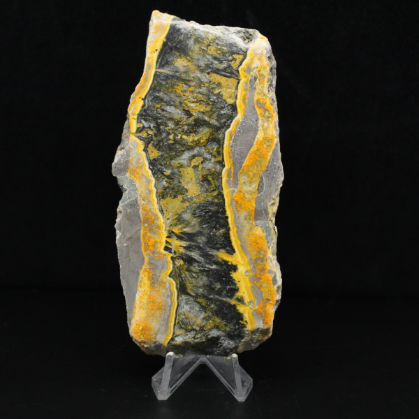 Tranche de Jaspe Bumblebee - Relief sédimentaire