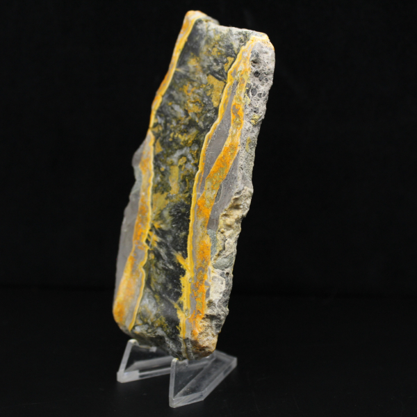 Tranche de Jaspe Bumblebee - Relief sédimentaire
