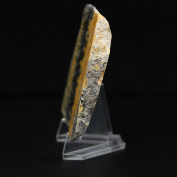 Petite plaque polie de Jaspe Bumblebee