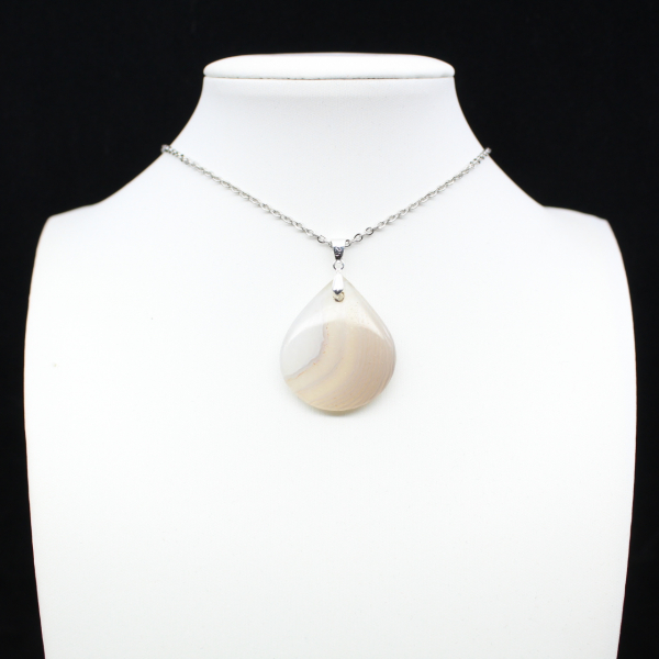 Pendentif en agate rubanée