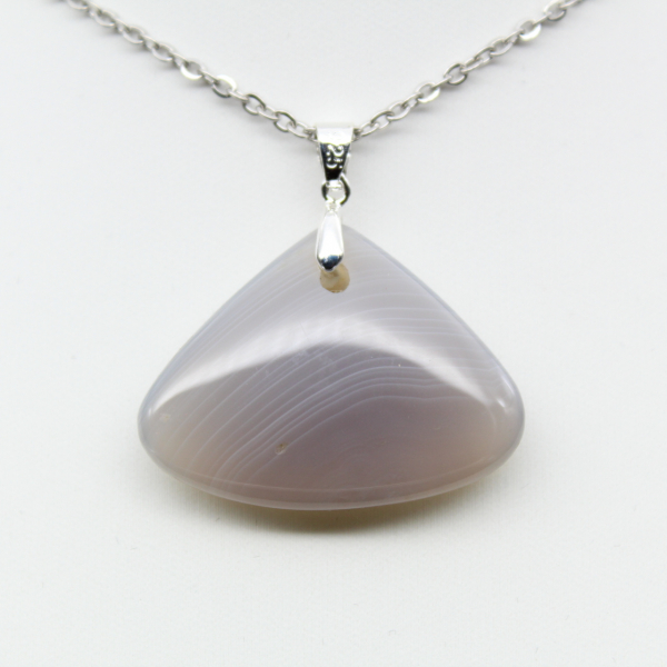 Pendentif en agate rubanée