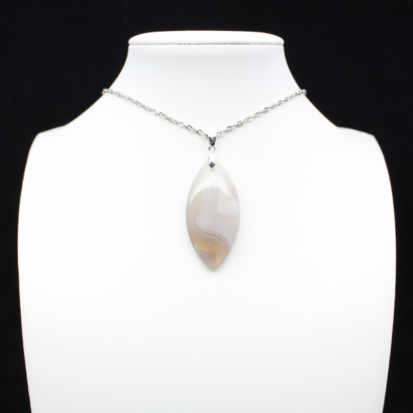 Pendentif en agate rubanée