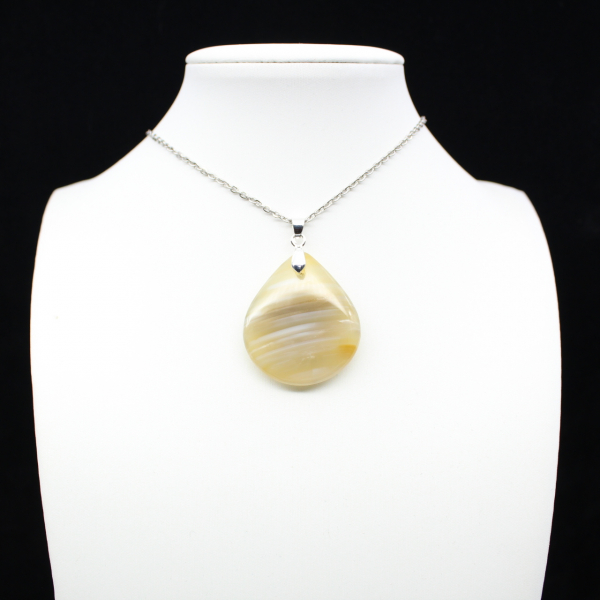 Pendentif en agate rubanée