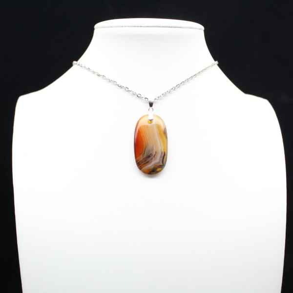 Pendentif en cornaline de Madagascar