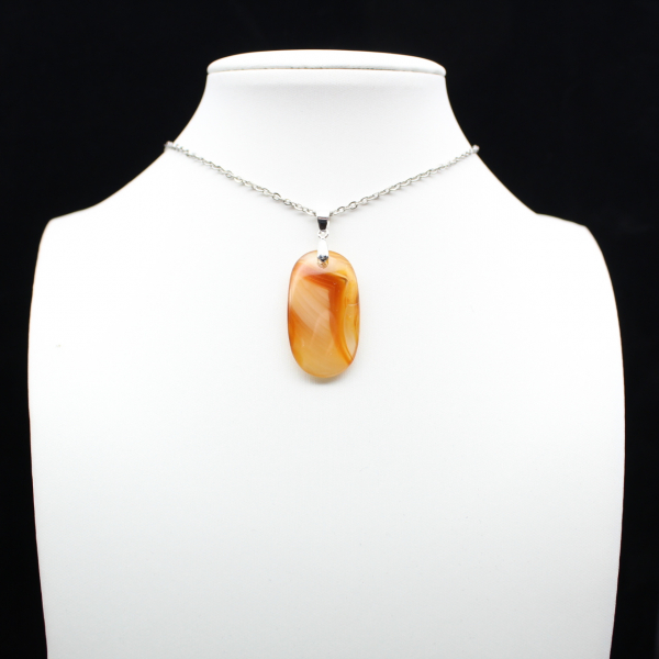 Pendentif en cornaline